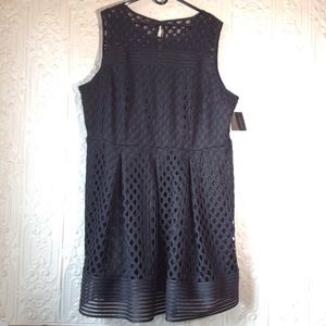 Lane Bryant sleeveless black dress Size 28 Lovely!